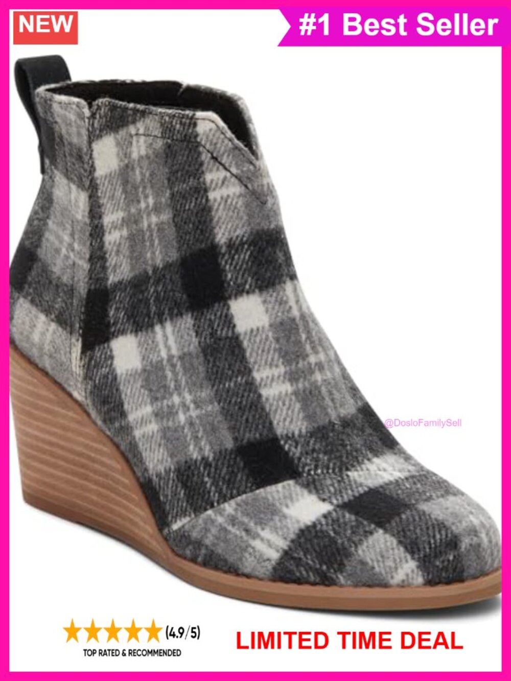 Pull On Ankle Wedge Bootie Suede Leather Textile CloudBound Foam Insole